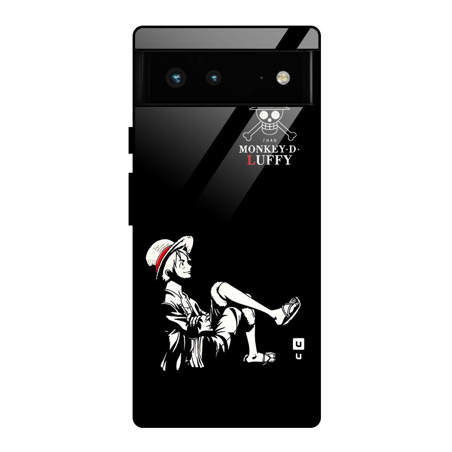 Monkey Luffy Glass Back Case for Google Pixel 6