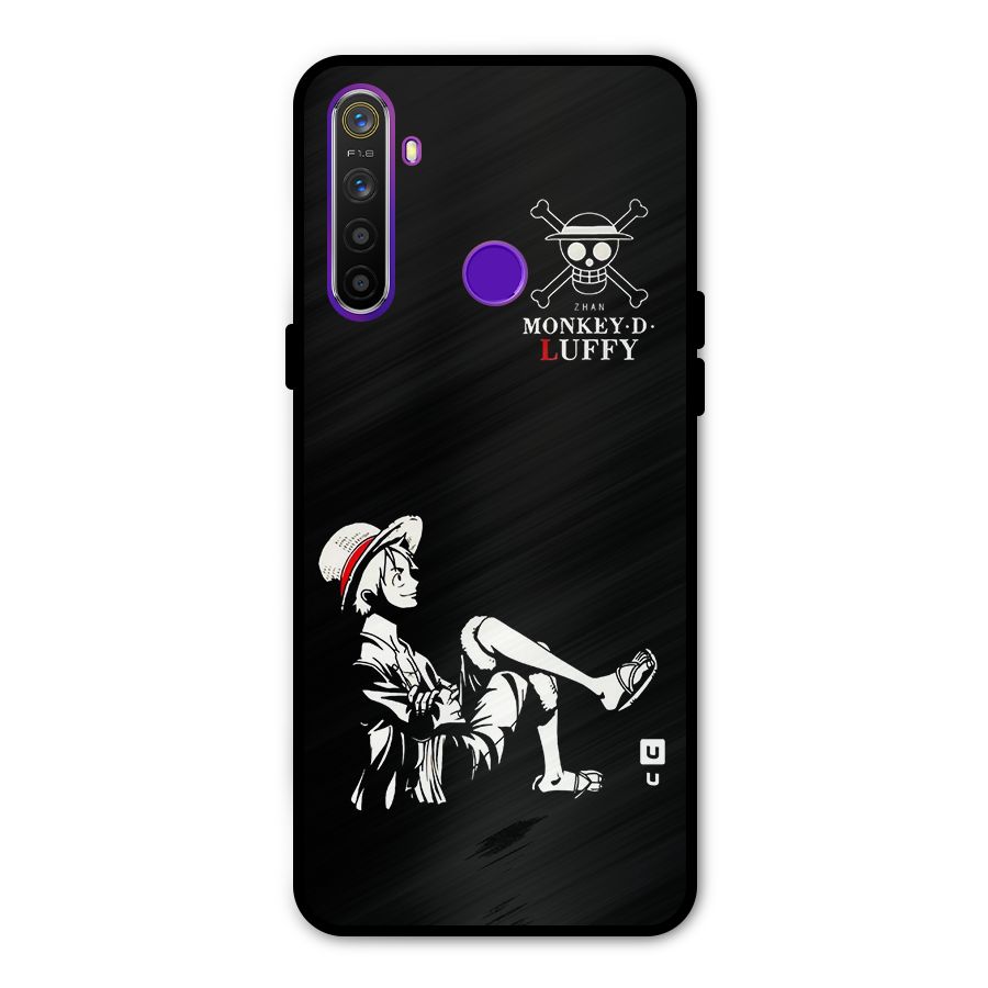 Monkey Luffy Glass Back Case for Realme 5s