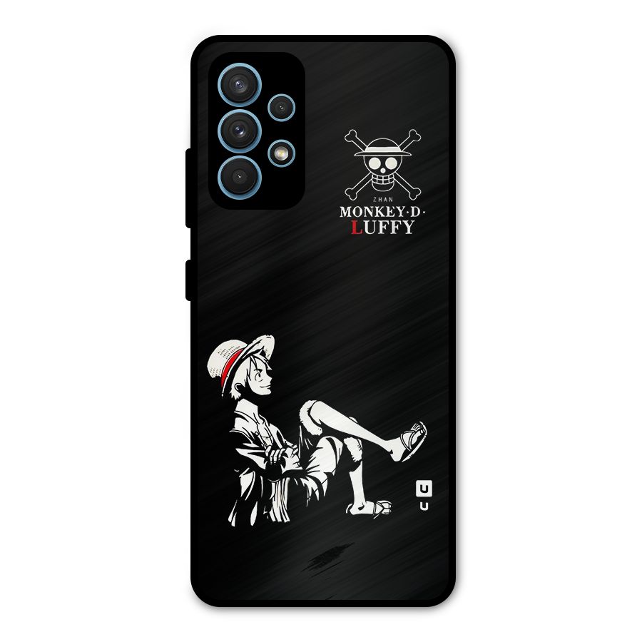 Monkey Luffy Metal Back Case for Galaxy A32