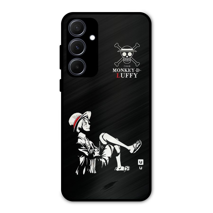 Monkey Luffy Metal Back Case for Galaxy A35
