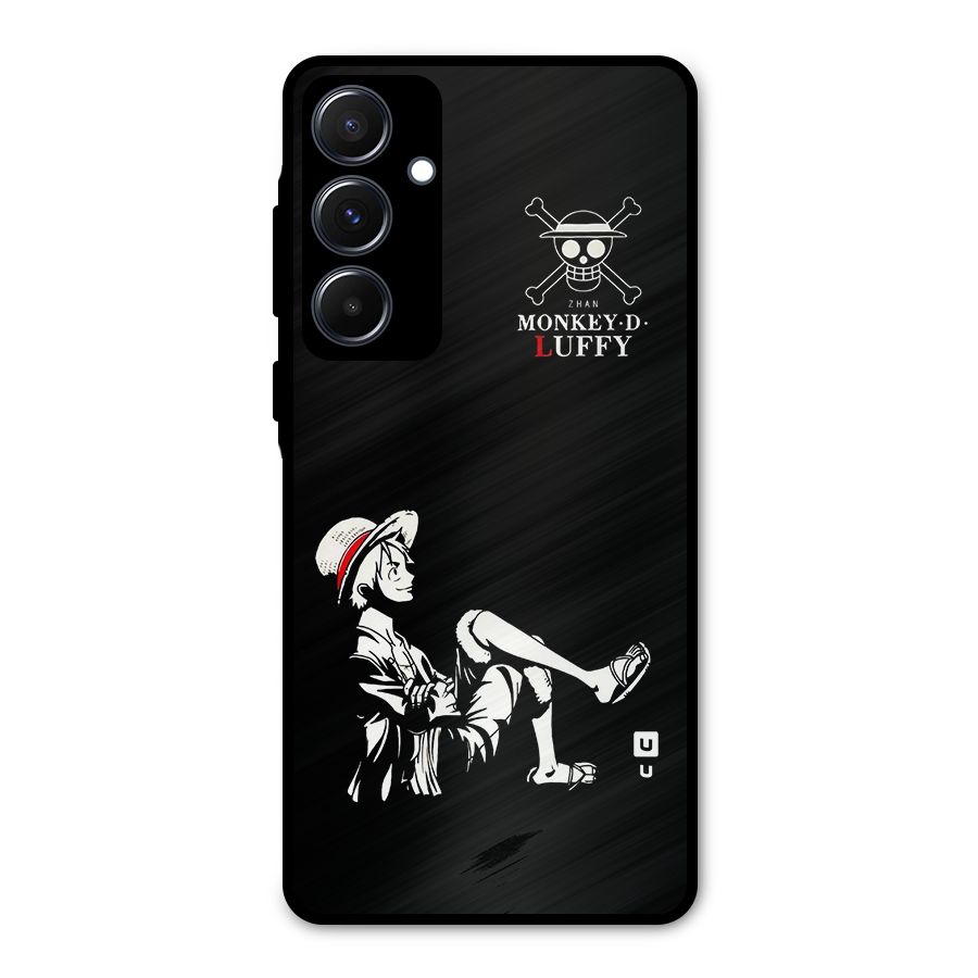 Monkey Luffy Metal Back Case for Galaxy A55