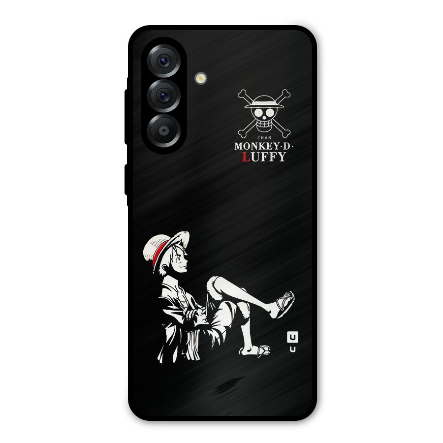 Monkey Luffy Metal Back Case for Galaxy A56