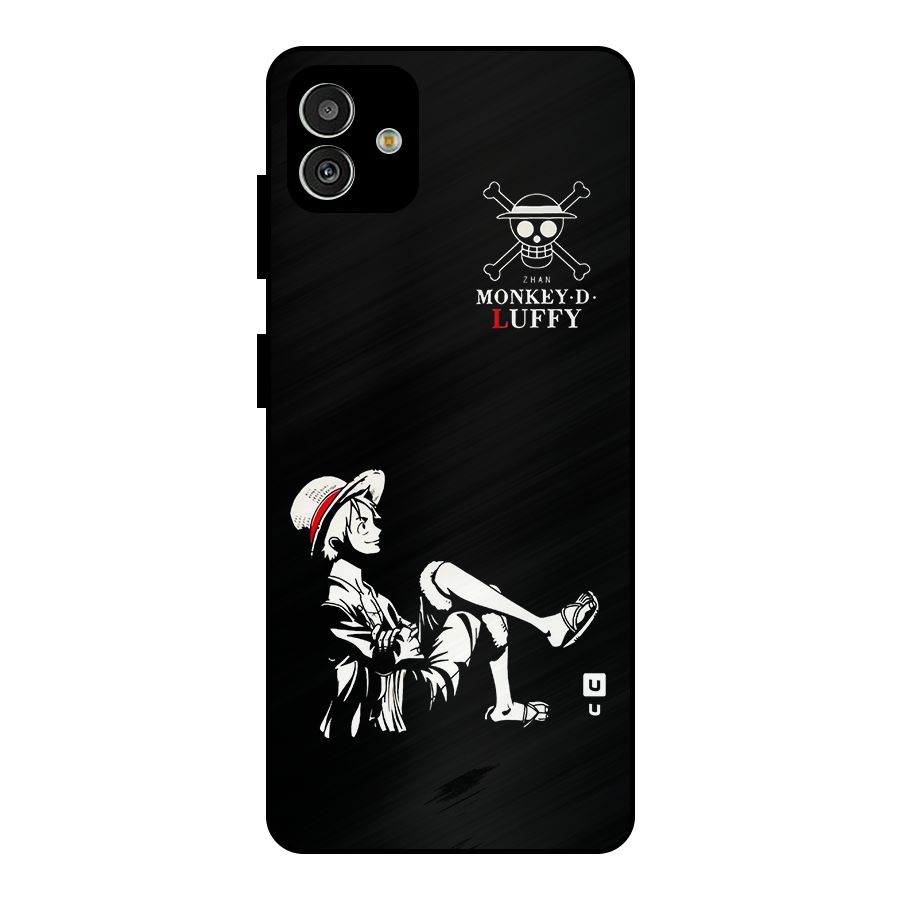 Monkey Luffy Metal Back Case for Galaxy M13 5G