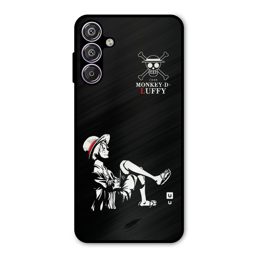 Monkey Luffy Metal Back Case for Galaxy M15