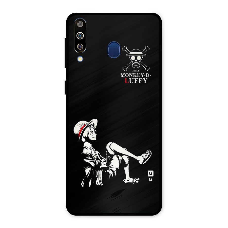 Monkey Luffy Metal Back Case for Galaxy M30