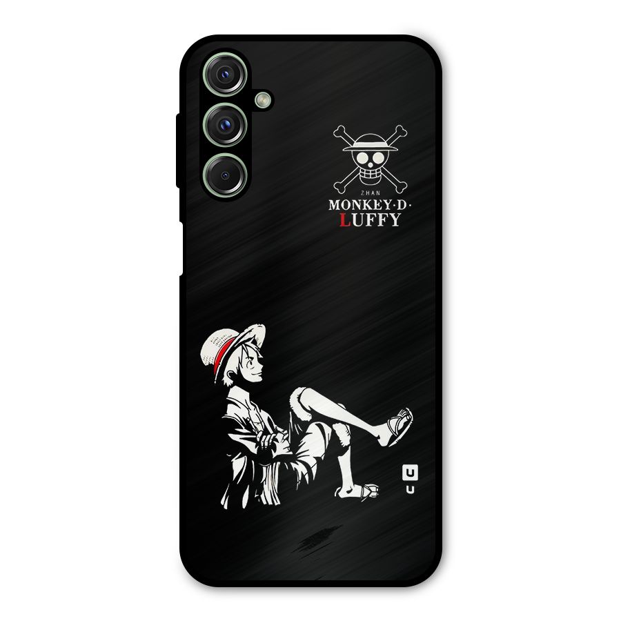 Monkey Luffy Metal Back Case for Galaxy M34
