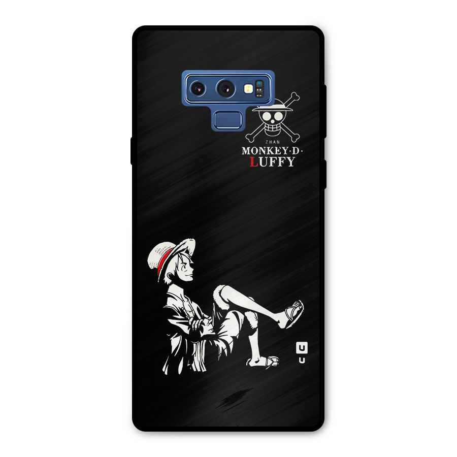 Monkey Luffy Metal Back Case for Galaxy Note 9