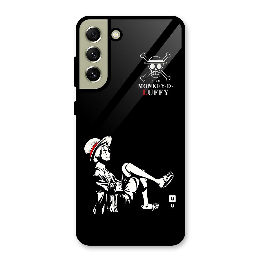 Monkey Luffy Metal Back Case for Galaxy S21 FE 5G (2023)
