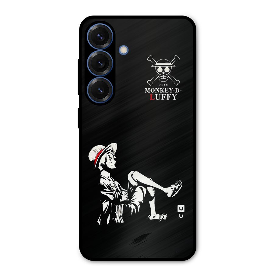 Monkey Luffy Metal Back Case for Galaxy S25
