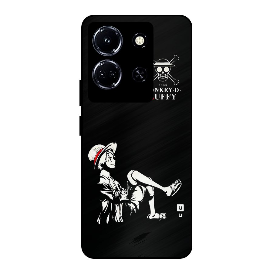 Monkey Luffy Metal Back Case for Infinix Note 30 5G