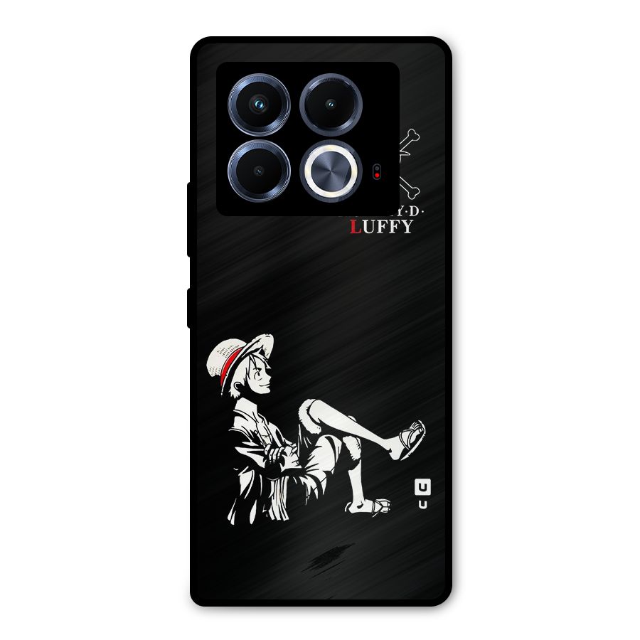 Monkey Luffy Metal Back Case for Infinix Note 40 5G
