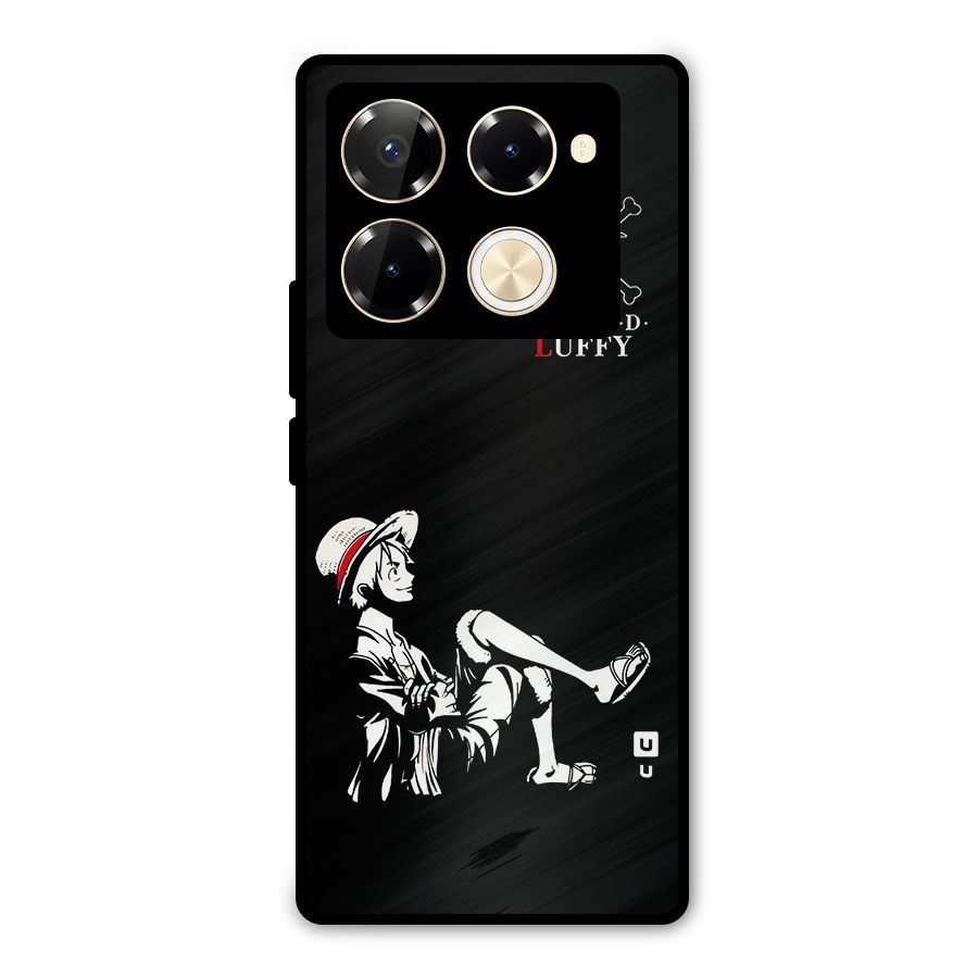 Monkey Luffy Metal Back Case for Infinix Note 40 Pro Plus