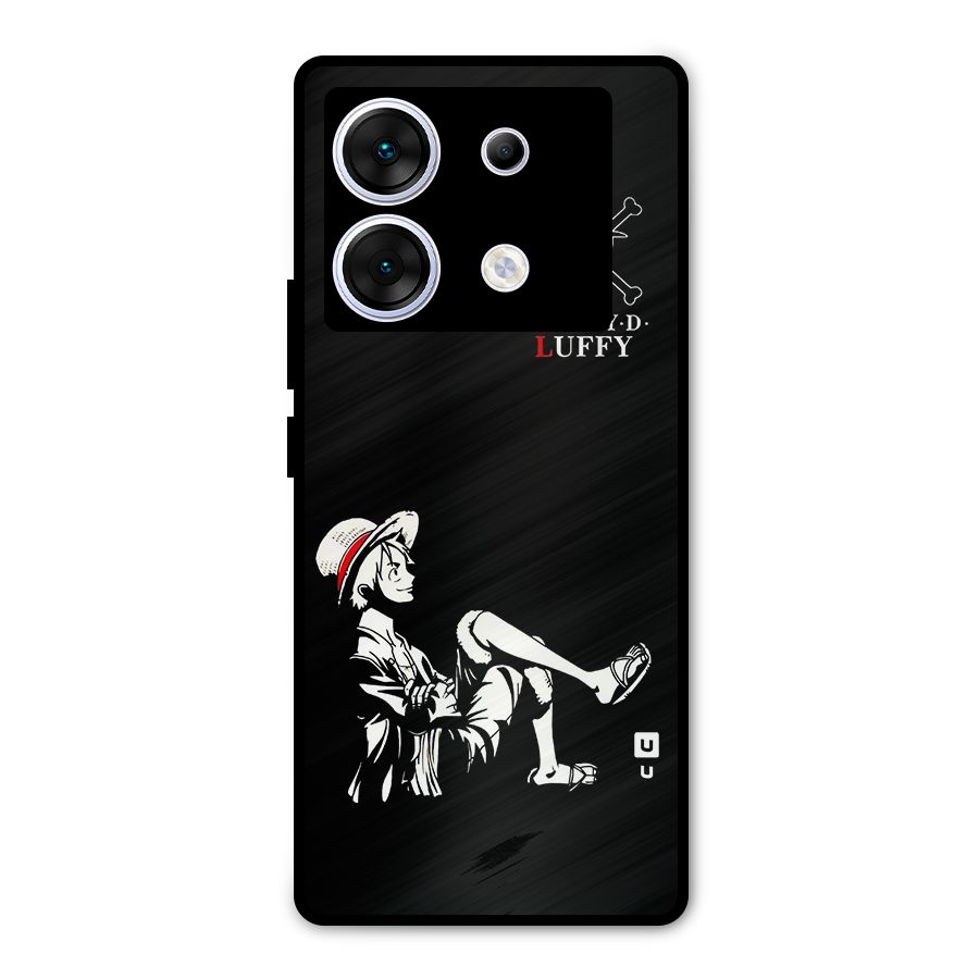 Monkey Luffy Metal Back Case for Infinix Zero 30 5G