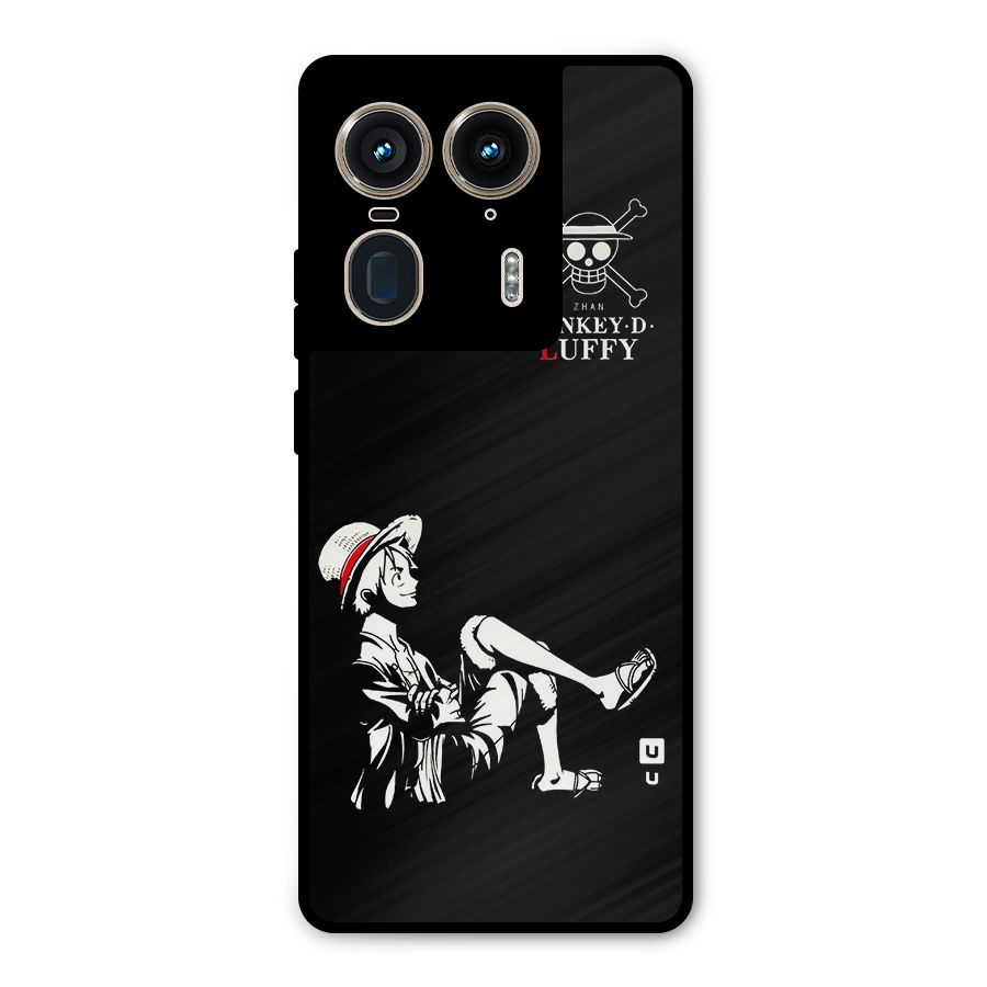Monkey Luffy Metal Back Case for Motorola Edge 50 Ultra