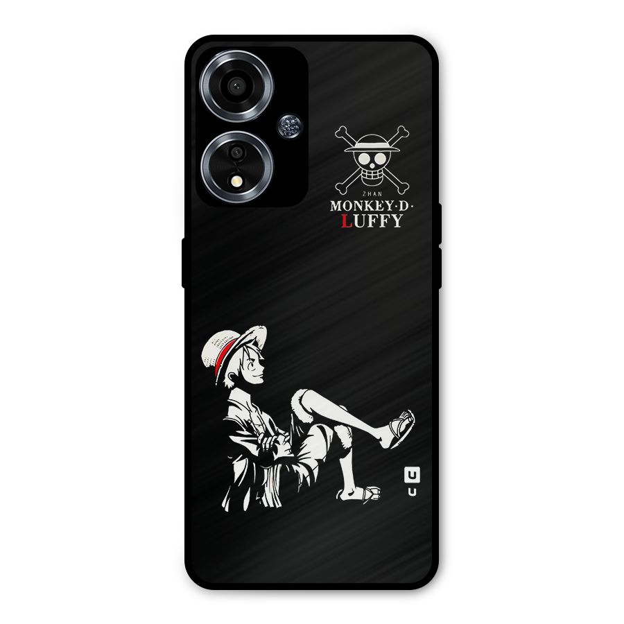 Monkey Luffy Metal Back Case for Oppo A59