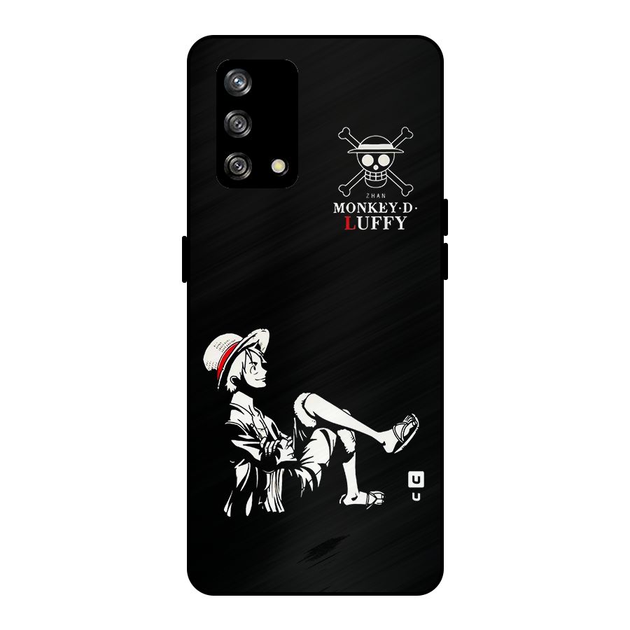 Monkey Luffy Metal Back Case for Oppo F19s