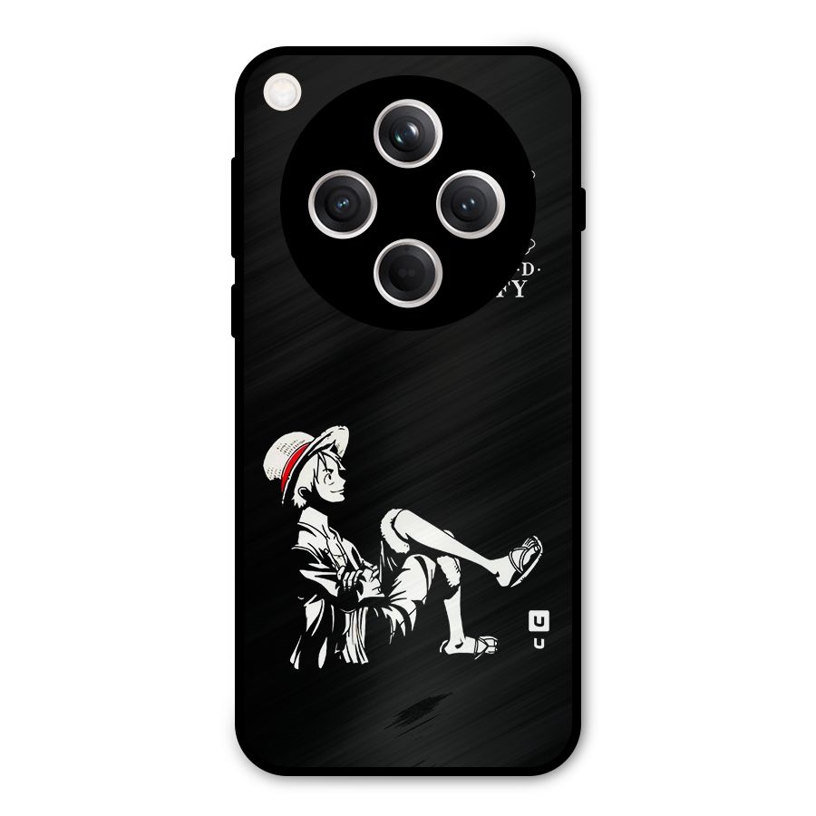 Monkey Luffy Metal Back Case for Oppo Find X8