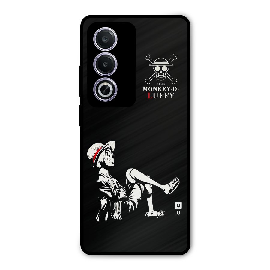 Monkey Luffy Metal Back Case for Oppo K12x