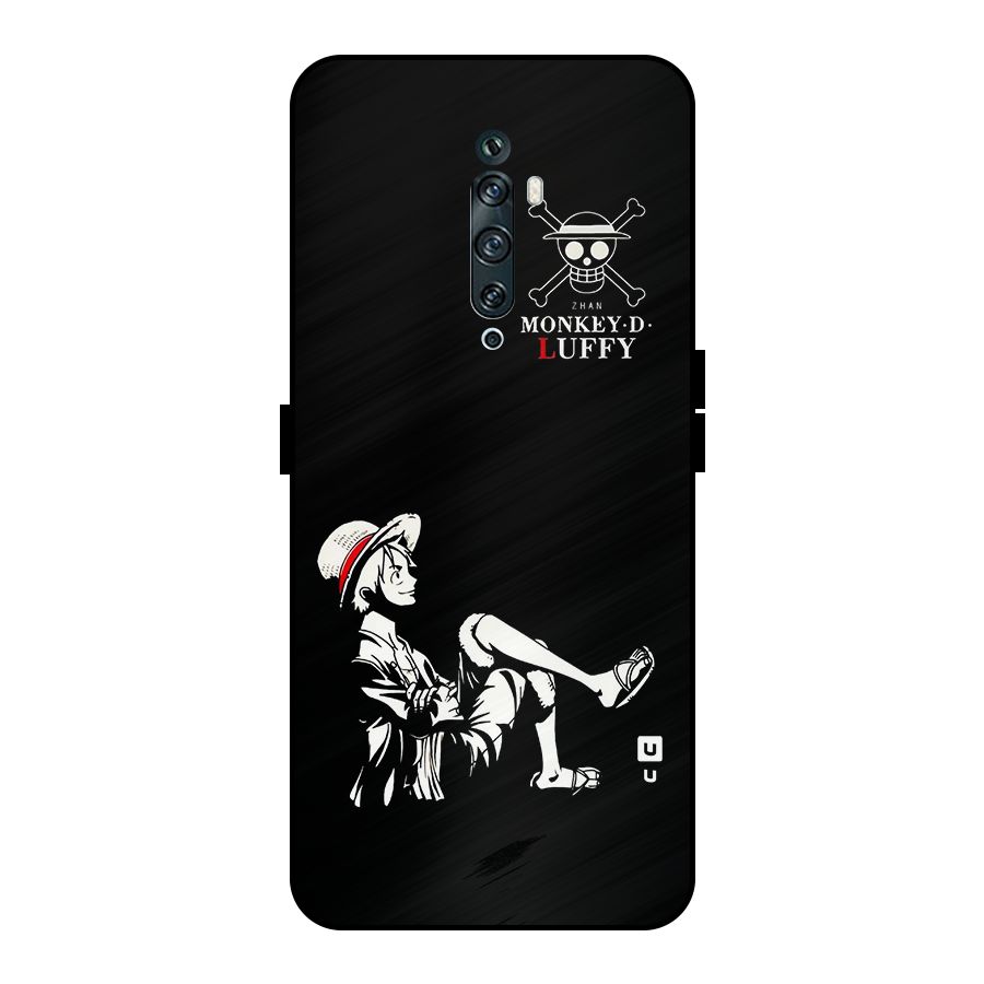 Monkey Luffy Metal Back Case for Oppo Reno2 Z
