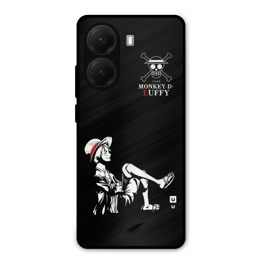 Monkey Luffy Metal Back Case for Poco X7 Pro