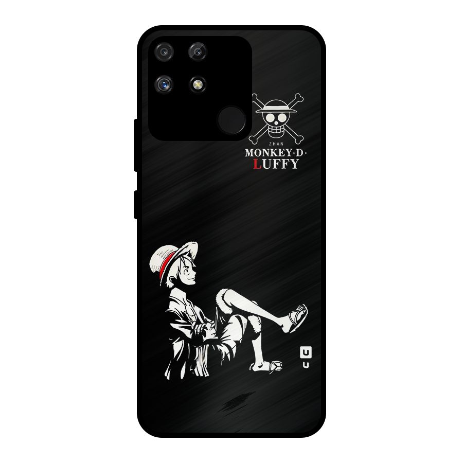 Monkey Luffy Metal Back Case for Realme Narzo 50A
