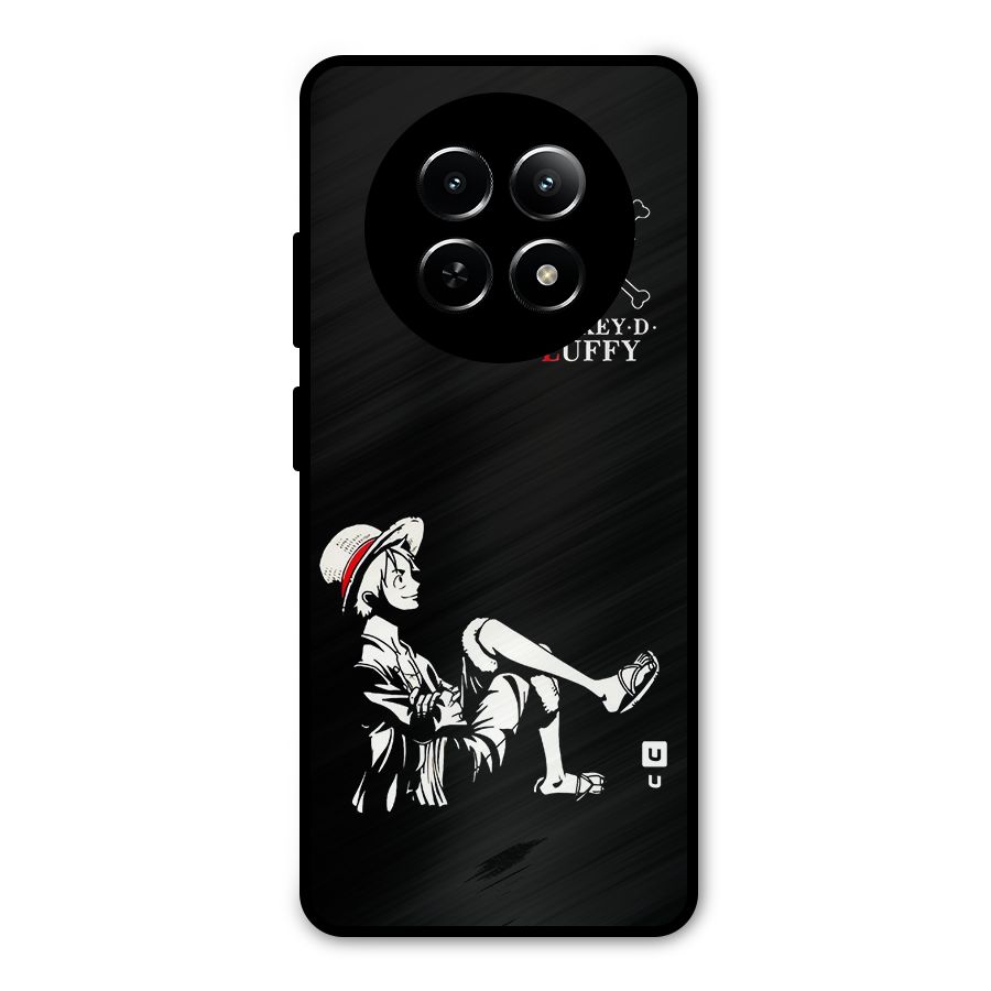 Monkey Luffy Metal Back Case for Realme Narzo 70x 5G