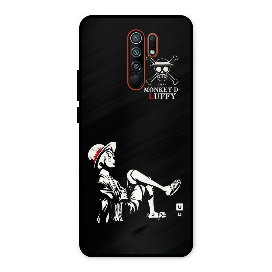 Monkey Luffy Metal Back Case for Redmi 9 Prime