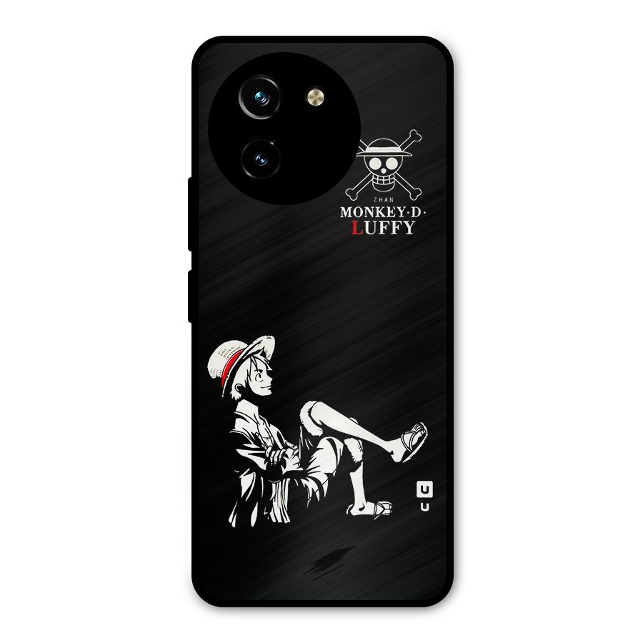 Monkey Luffy Metal Back Case for Vivo T3x