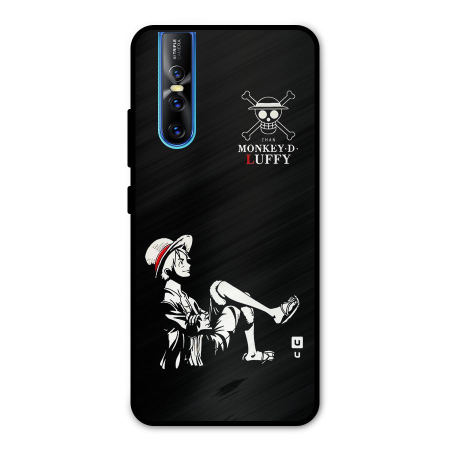 Monkey Luffy Metal Back Case for Vivo V15 Pro