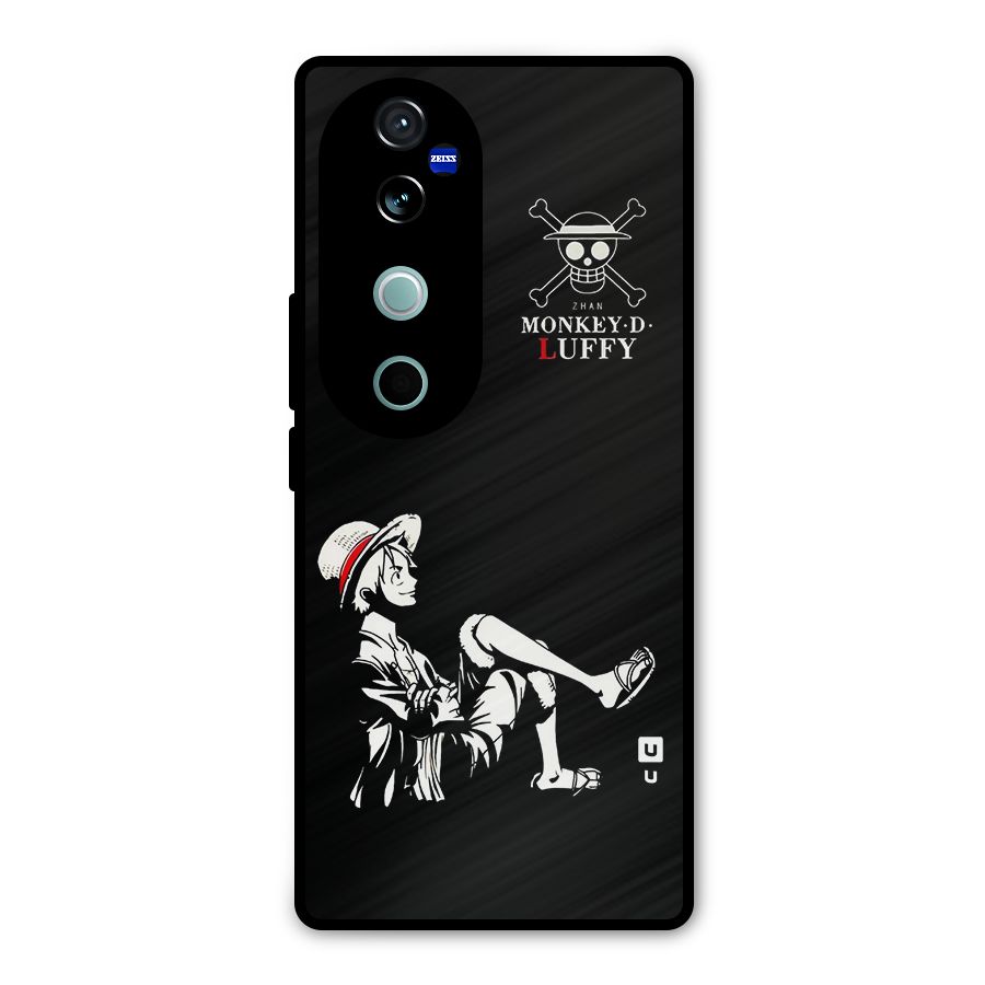 Monkey Luffy Metal Back Case for Vivo V40