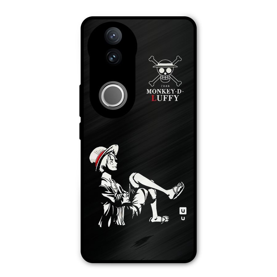 Monkey Luffy Metal Back Case for Vivo V50e