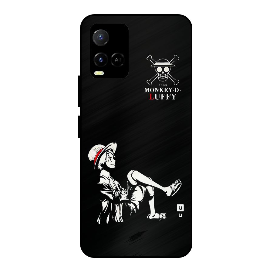 Monkey Luffy Metal Back Case for Vivo Y21A