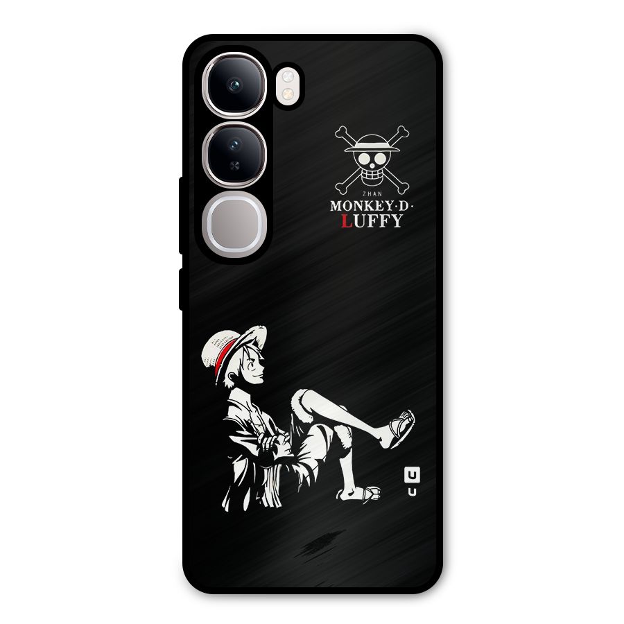 Monkey Luffy Metal Back Case for Vivo Y300