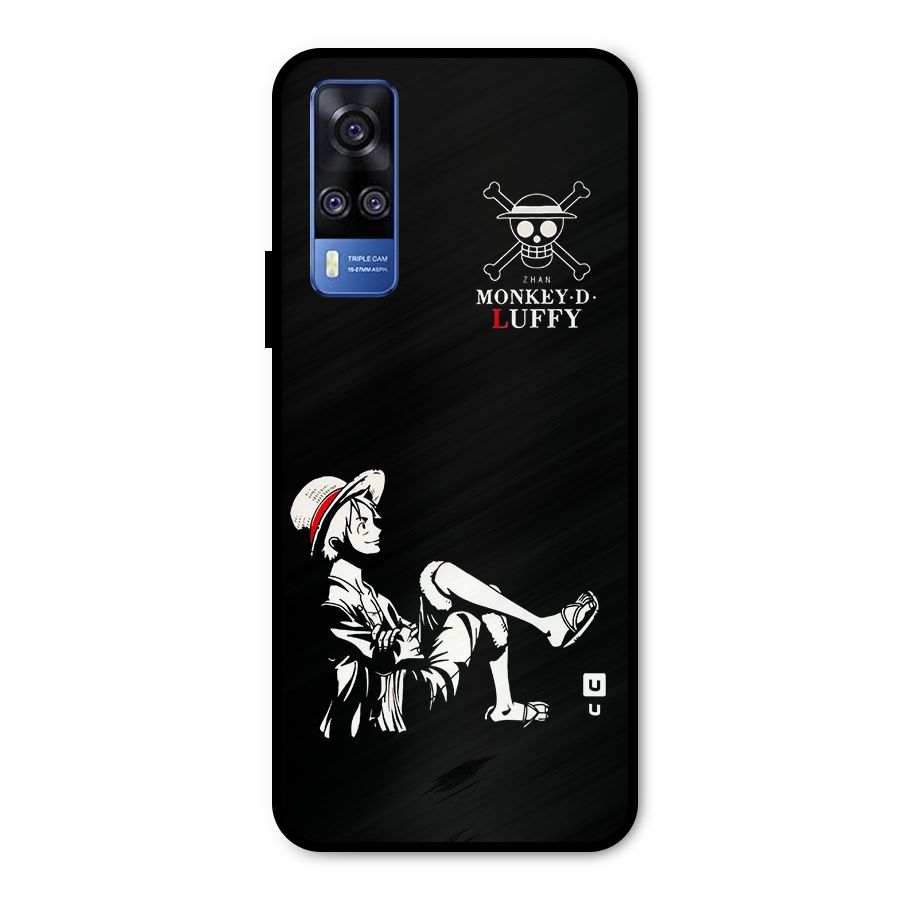 Monkey Luffy Metal Back Case for Vivo Y51A