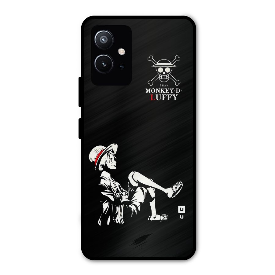 Monkey Luffy Metal Back Case for Vivo Y75 5G