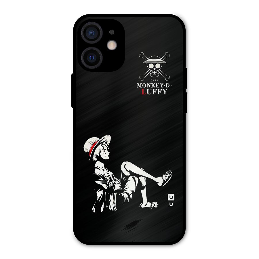 Monkey Luffy Metal Back Case for iPhone 12 Mini