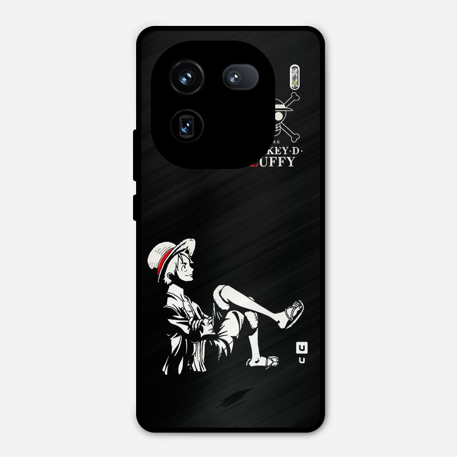 Monkey Luffy Metal Back Case for iQOO 12