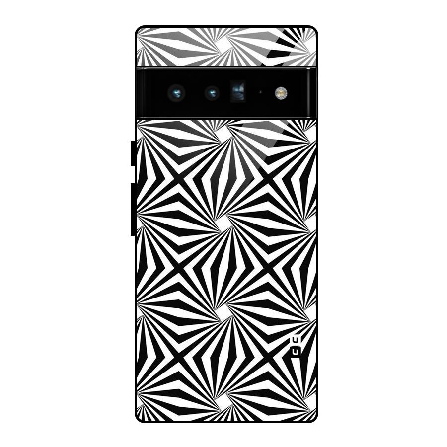 Monochromatic Swirls Glass Back Case for Google Pixel 6 Pro