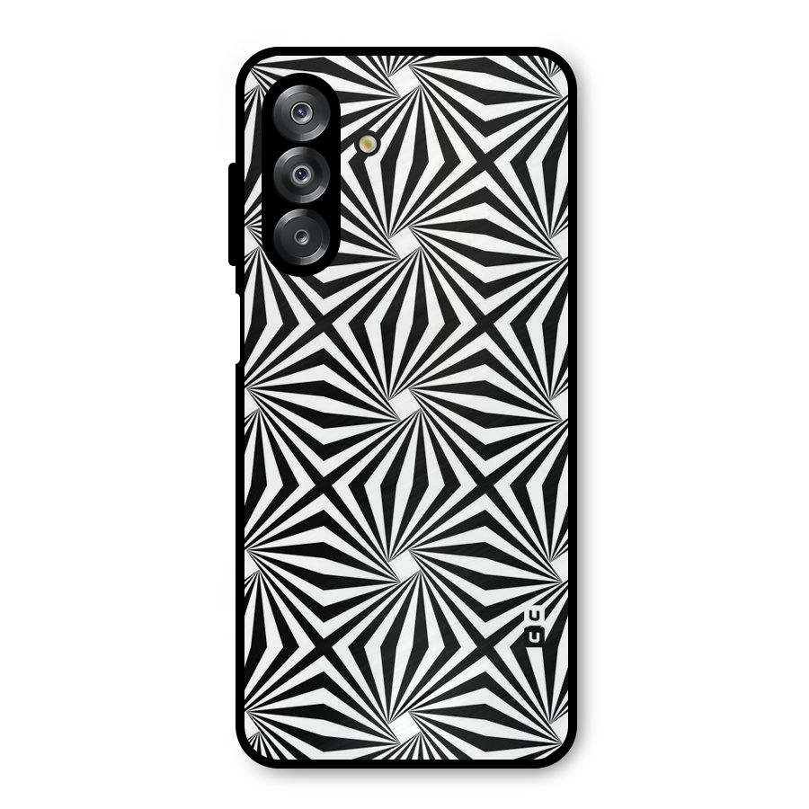 Monochromatic Swirls Metal Back Case for Galaxy A26