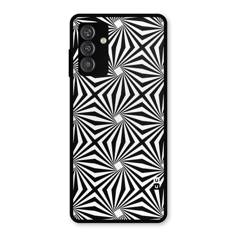 Monochromatic Swirls Metal Back Case for Galaxy M13