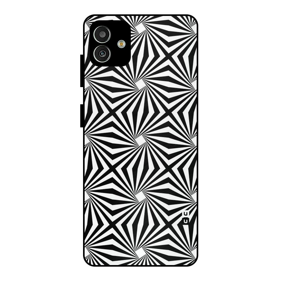 Monochromatic Swirls Metal Back Case for Galaxy M13 5G
