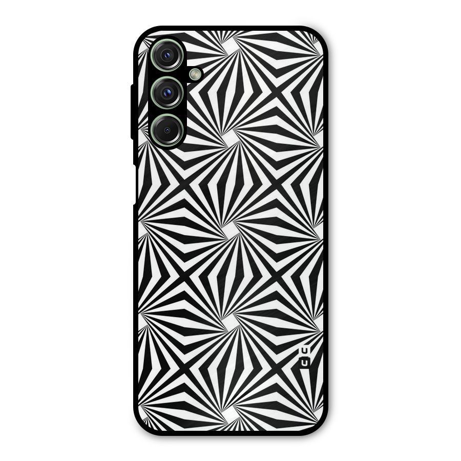 Monochromatic Swirls Metal Back Case for Galaxy M34