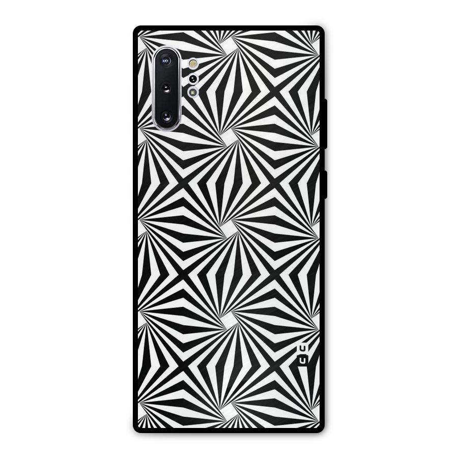 Monochromatic Swirls Metal Back Case for Galaxy Note 10 Plus