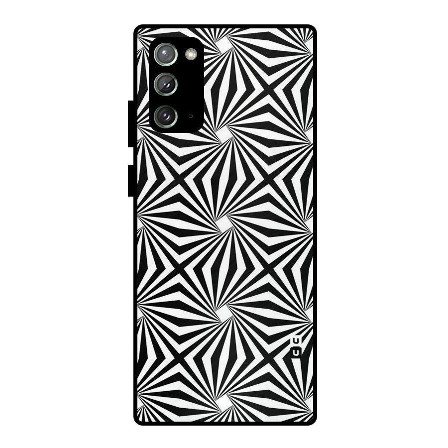 Monochromatic Swirls Metal Back Case for Galaxy Note 20