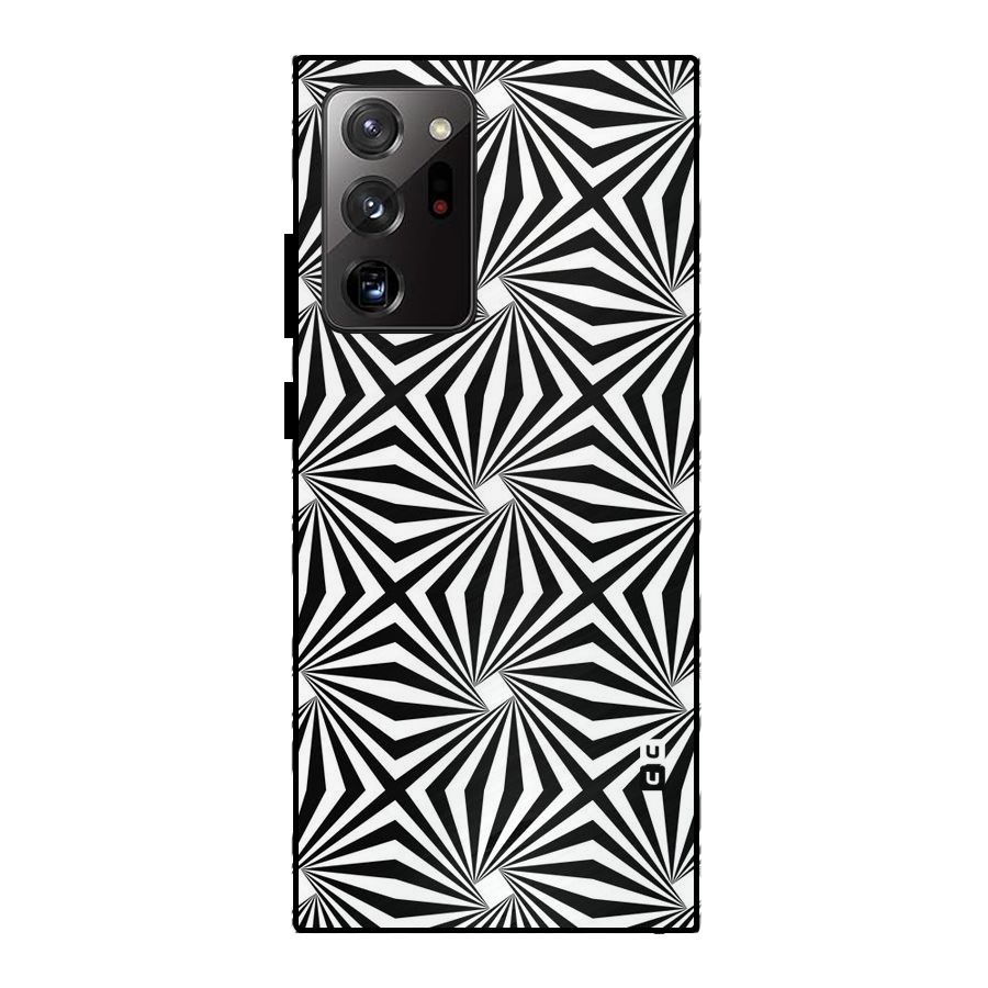 Monochromatic Swirls Metal Back Case for Galaxy Note 20 Ultra