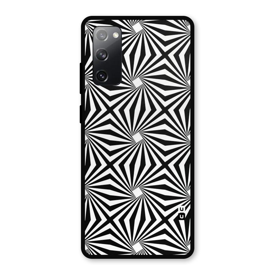Monochromatic Swirls Metal Back Case for Galaxy S20 FE 5G