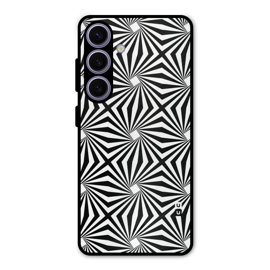 Monochromatic Swirls Metal Back Case for Galaxy S24
