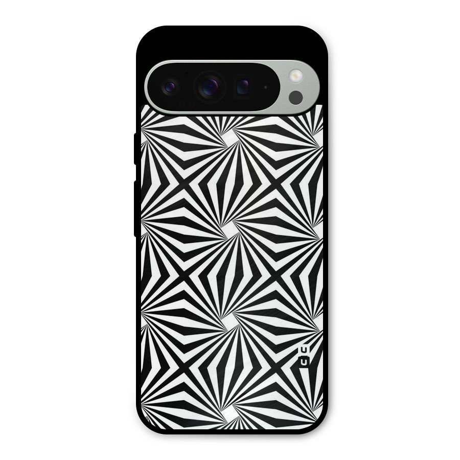 Monochromatic Swirls Metal Back Case for Google Pixel 9 Pro XL