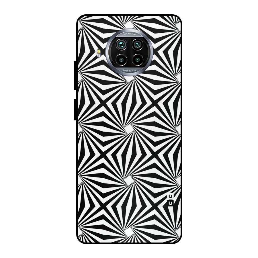 Monochromatic Swirls Metal Back Case for Mi 10i