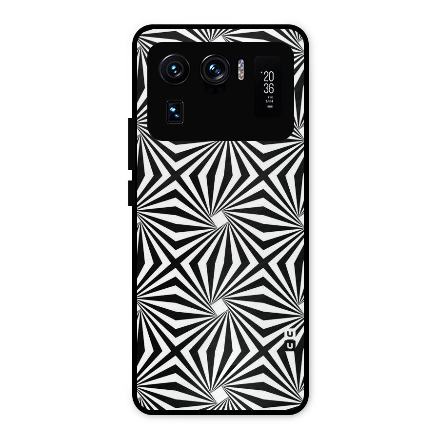 Monochromatic Swirls Metal Back Case for Mi 11 Ultra